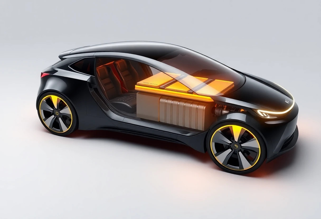 Actualización de batería para vehículo eléctrico, diseño de alta tecnología